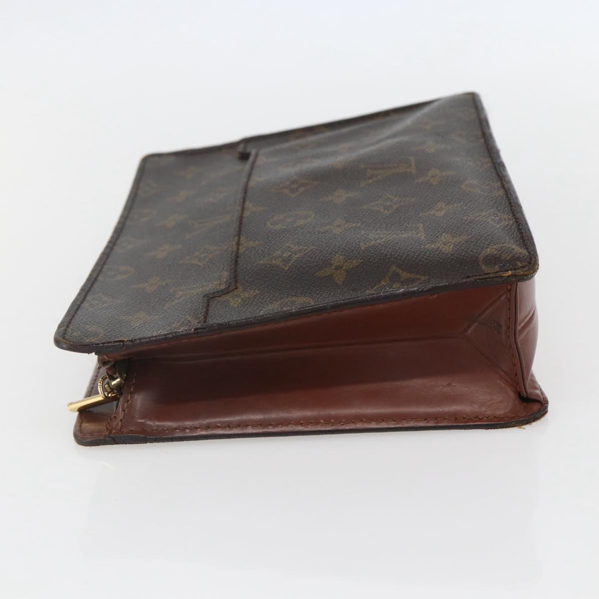 LOUIS VUITTON Monogram Pochette Homme Clutch Bag M51795 LV Auth 155907