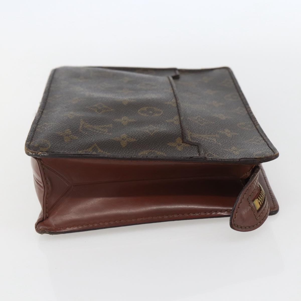 LOUIS VUITTON Monogram Pochette Homme Clutch Bag M51795 LV Auth 155907