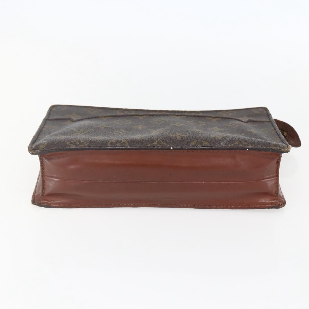 LOUIS VUITTON Monogram Pochette Homme Clutch Bag M51795 LV Auth 155907