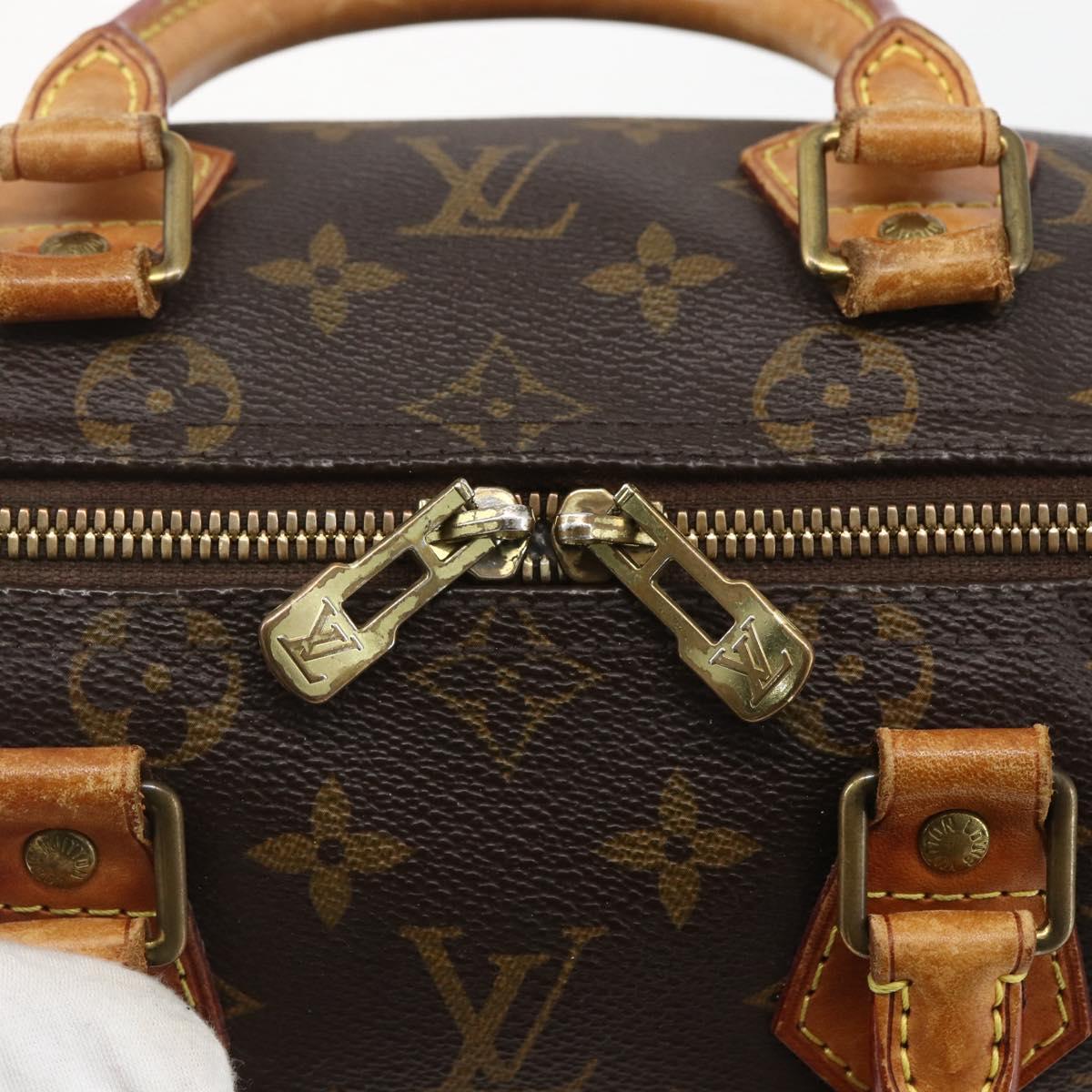 LOUIS VUITTON Monogram Speedy Bandouliere 25 Hand Bag 2way M45948 LV Auth 155911
