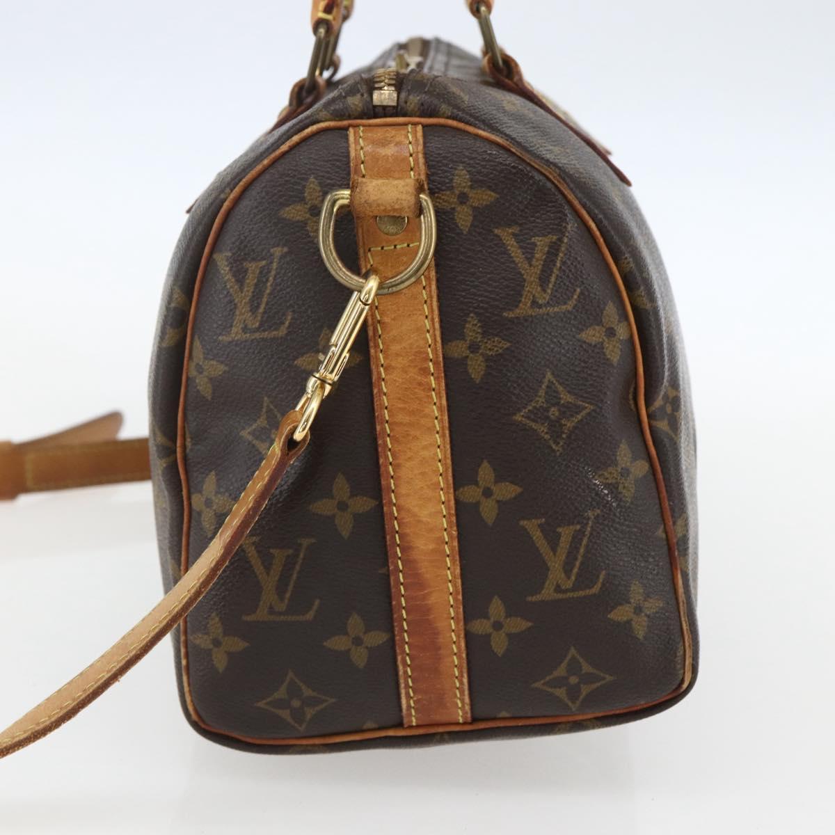 LOUIS VUITTON Monogram Speedy Bandouliere 25 Hand Bag 2way M45948 LV Auth 155911