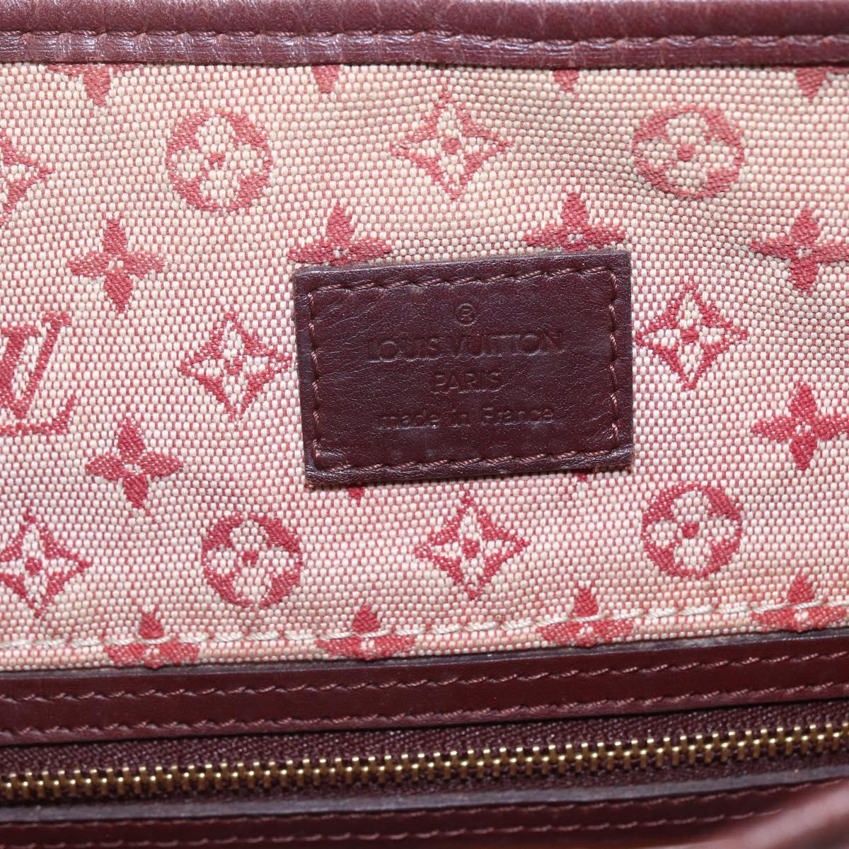 LOUIS VUITTON Monogram Mini Besace Mary Kate Shoulder Bag Red M92321 Auth 155914