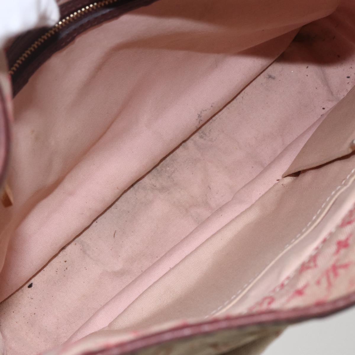 LOUIS VUITTON Monogram Mini Besace Mary Kate Shoulder Bag Red M92321 Auth 155914