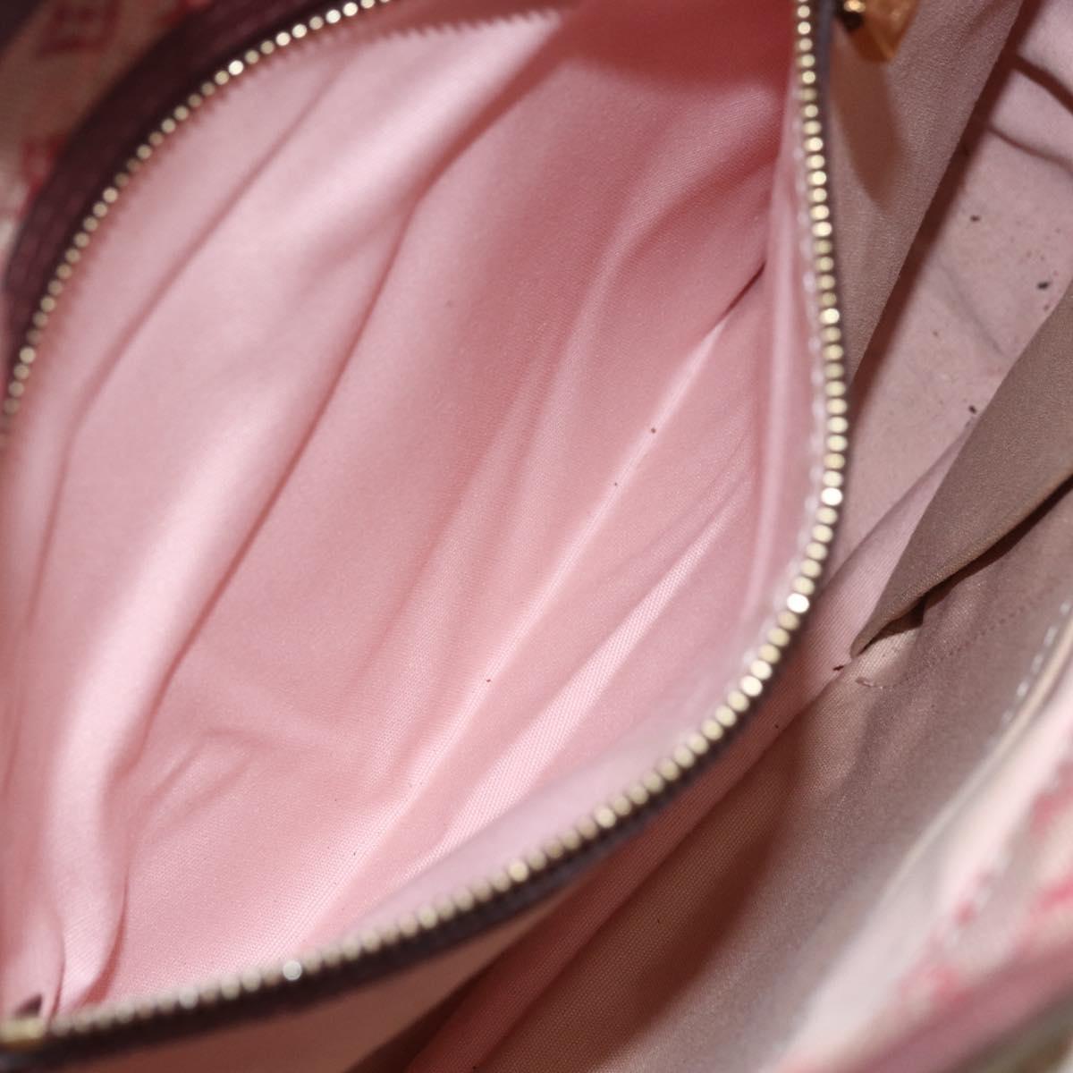 LOUIS VUITTON Monogram Mini Besace Mary Kate Shoulder Bag Red M92321 Auth 155914