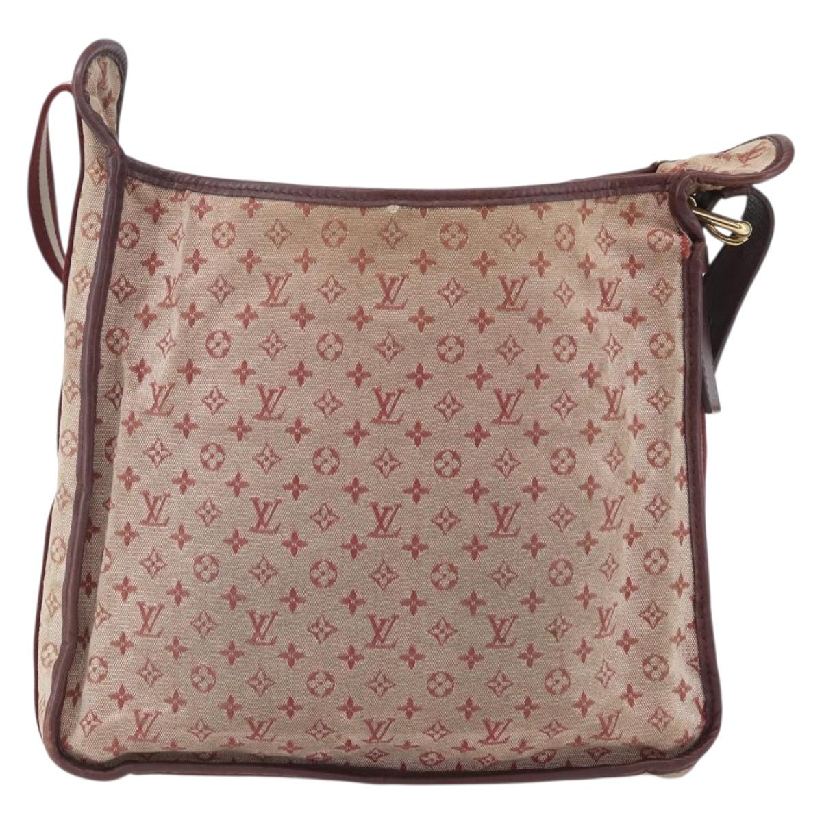 LOUIS VUITTON Monogram Mini Besace Mary Kate Shoulder Bag Red M92321 Auth 155914