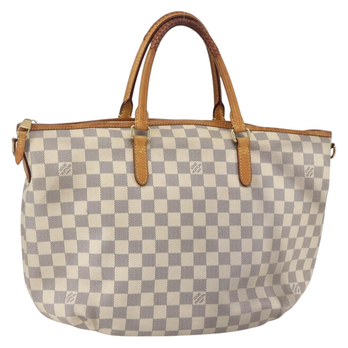 LOUIS VUITTON Damier Azur Riviera MM Hand Bag 2way N48252 LV Auth 155915