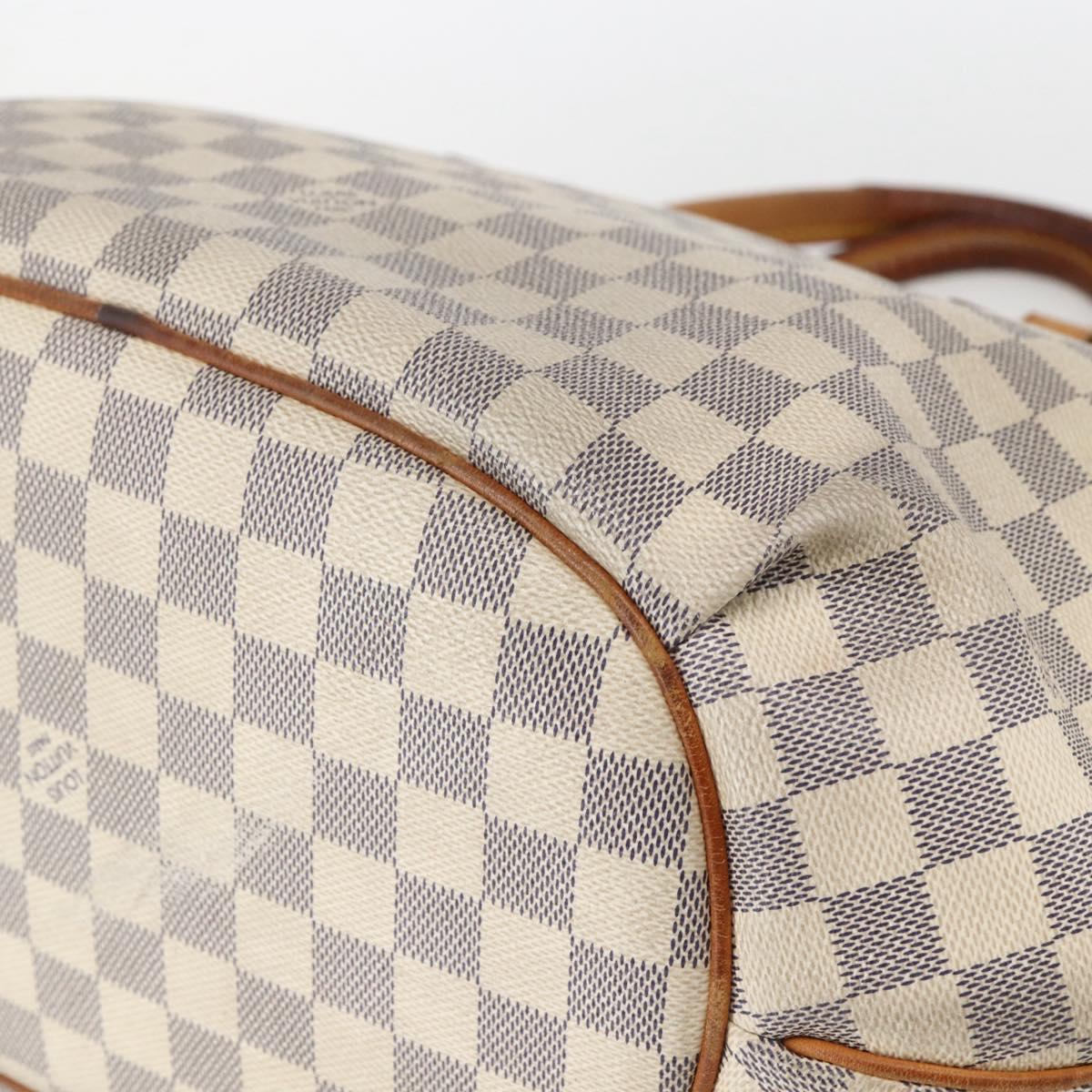 LOUIS VUITTON Damier Azur Riviera MM Hand Bag 2way N48252 LV Auth 155915