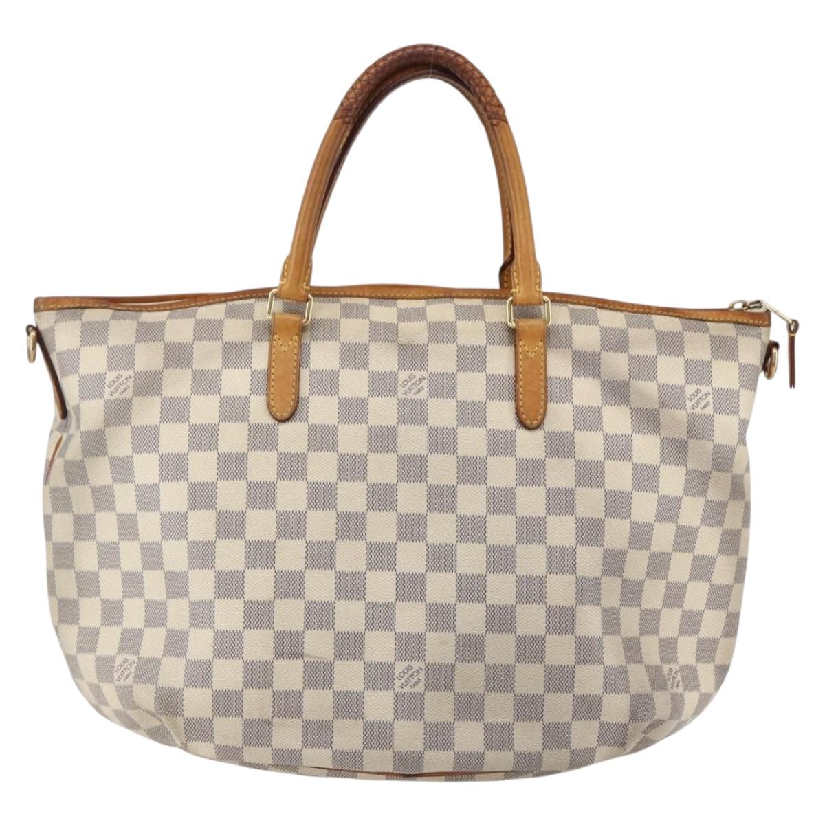 LOUIS VUITTON Damier Azur Riviera MM Hand Bag 2way N48252 LV Auth 155915