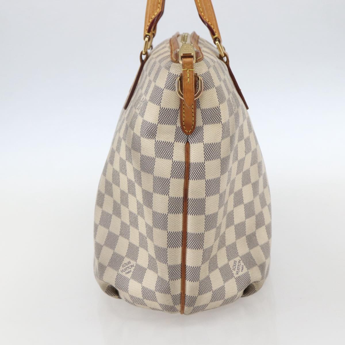 LOUIS VUITTON Damier Azur Riviera MM Hand Bag 2way N48252 LV Auth 155915