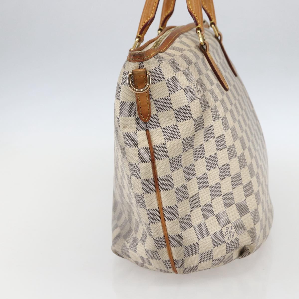 LOUIS VUITTON Damier Azur Riviera MM Hand Bag 2way N48252 LV Auth 155915