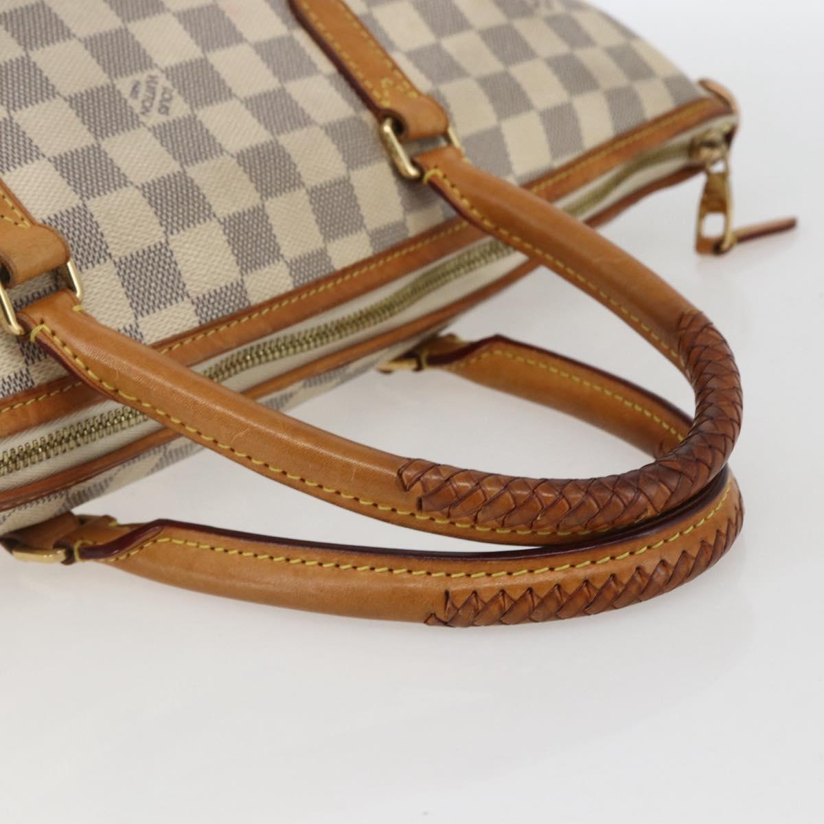 LOUIS VUITTON Damier Azur Riviera MM Hand Bag 2way N48252 LV Auth 155915