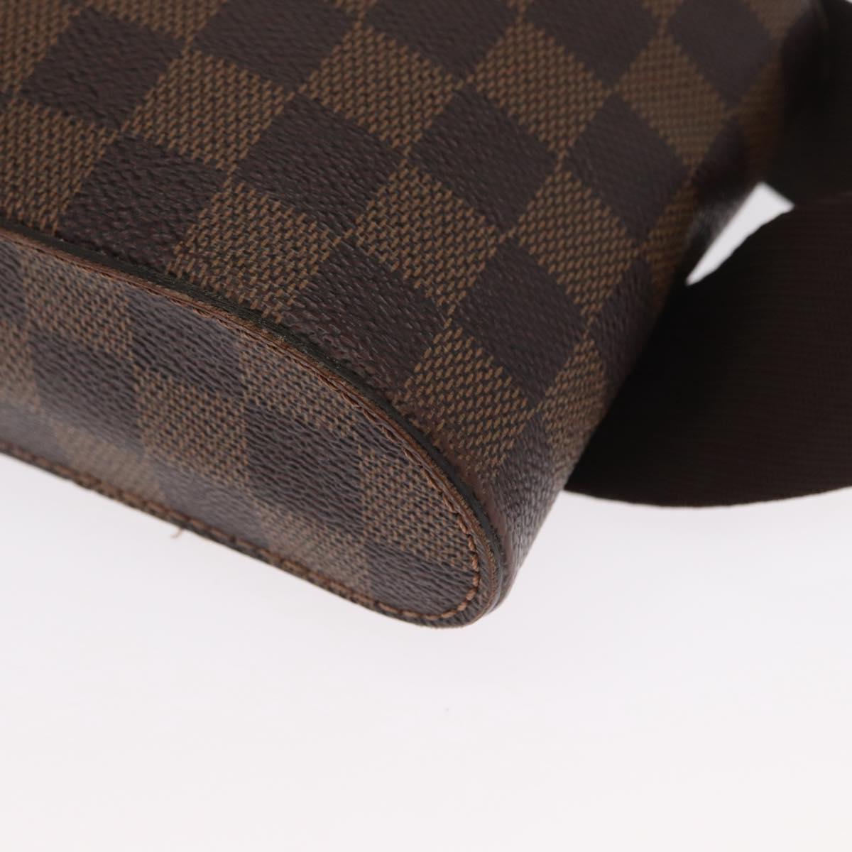 LOUIS VUITTON Damier Ebene Geronimos Shoulder Bag N51994 LV Auth 155916