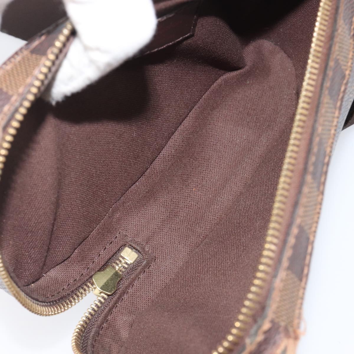 LOUIS VUITTON Damier Ebene Geronimos Shoulder Bag N51994 LV Auth 155916