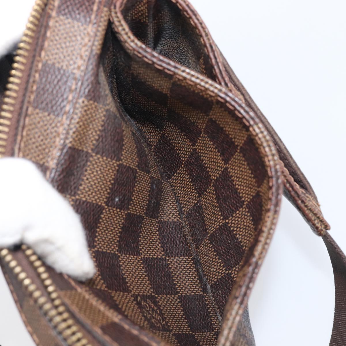 LOUIS VUITTON Damier Ebene Geronimos Shoulder Bag N51994 LV Auth 155916