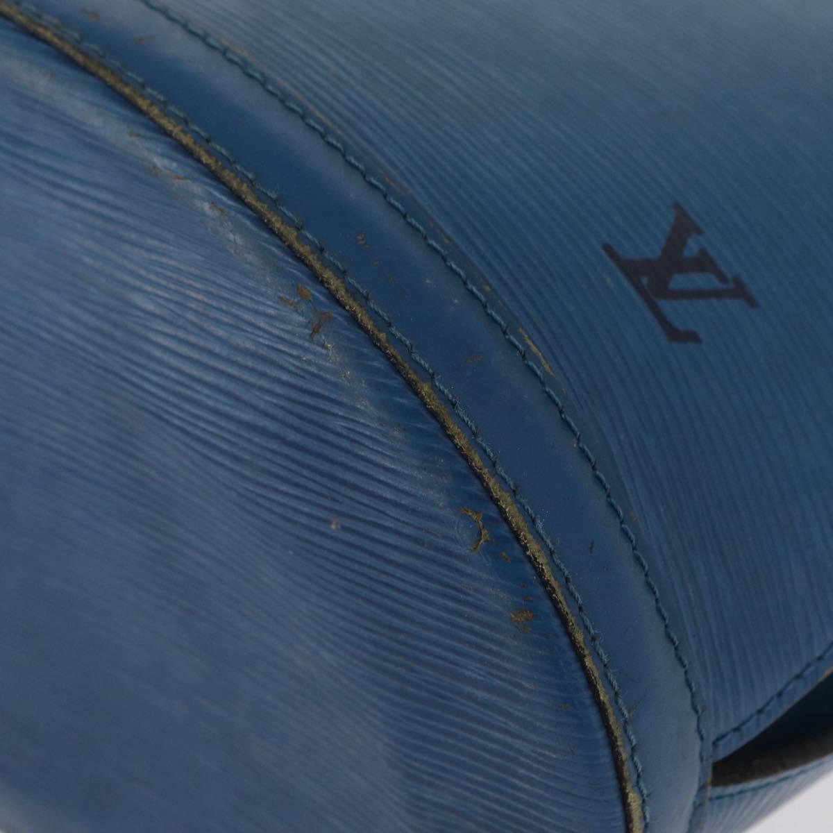 LOUIS VUITTON Epi Cluny Shoulder Bag Blue M52255 LV Auth 155917