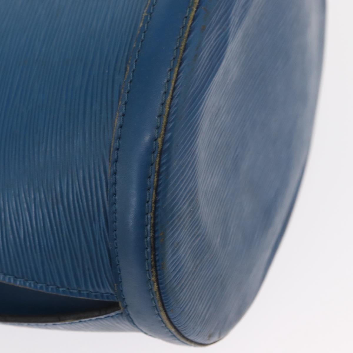 LOUIS VUITTON Epi Cluny Shoulder Bag Blue M52255 LV Auth 155917