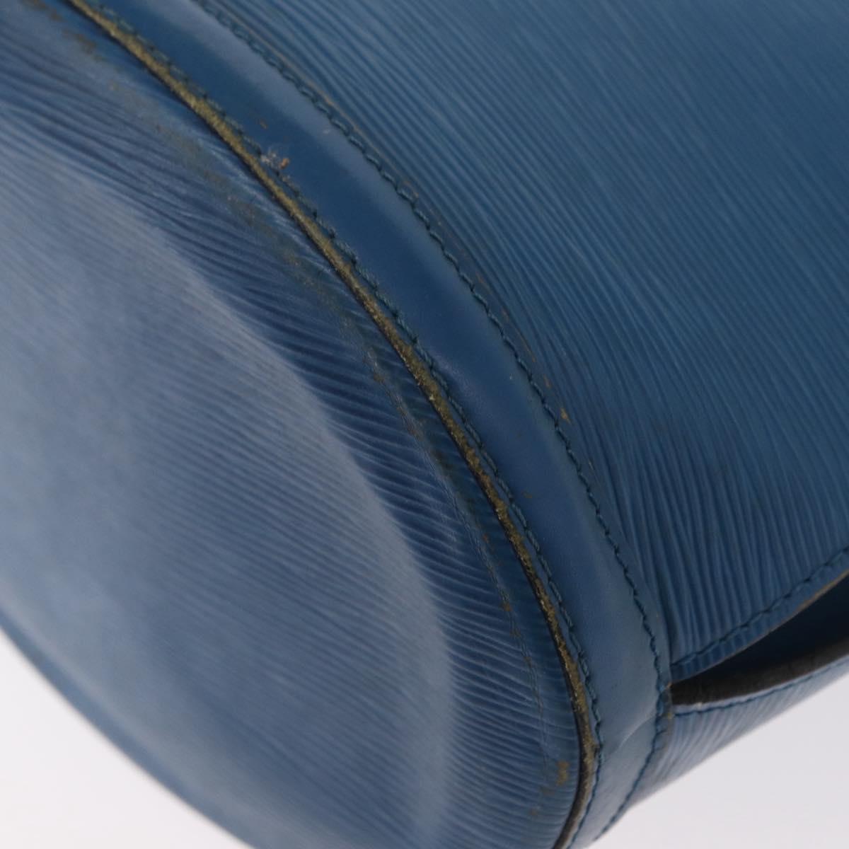 LOUIS VUITTON Epi Cluny Shoulder Bag Blue M52255 LV Auth 155917