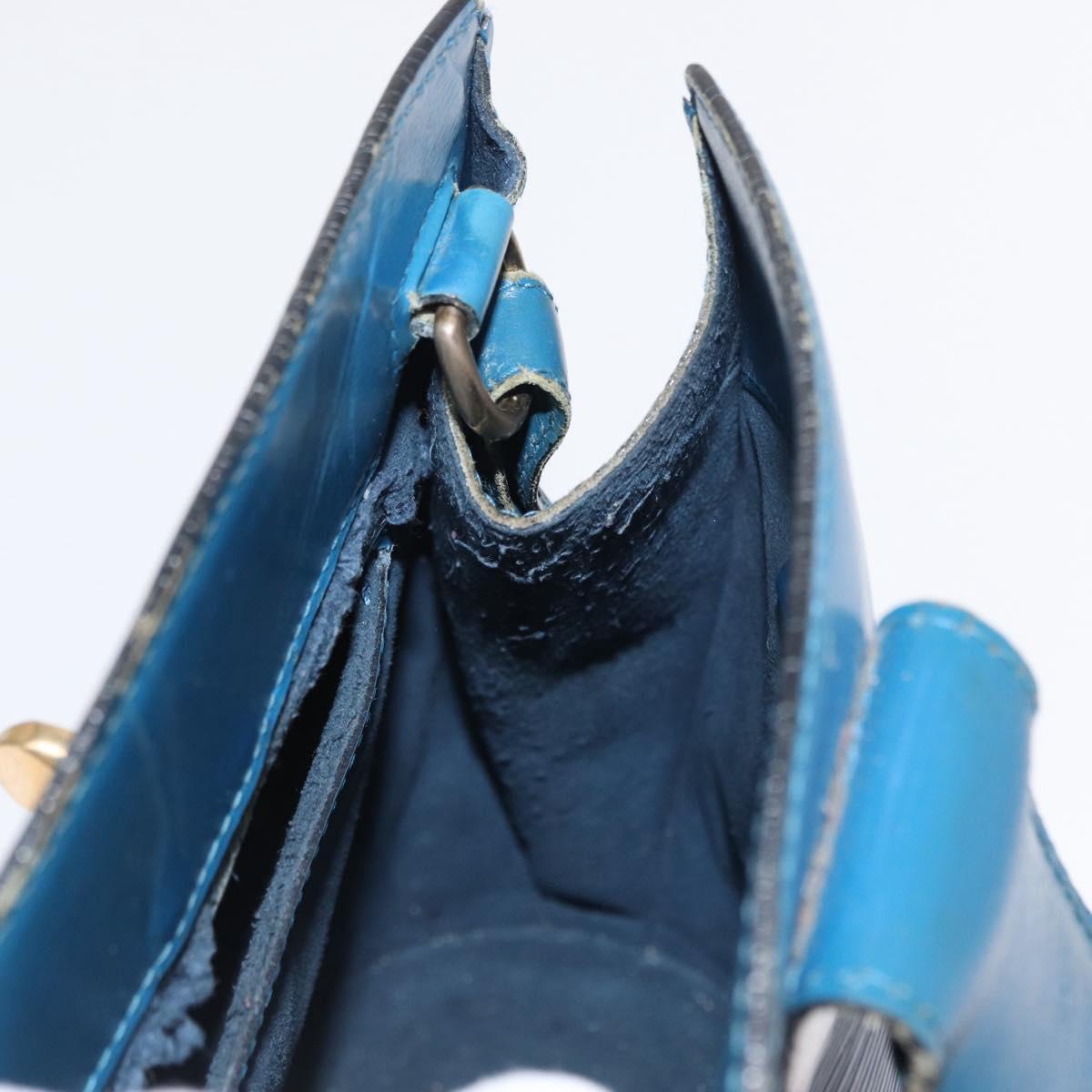 LOUIS VUITTON Epi Cluny Shoulder Bag Blue M52255 LV Auth 155917