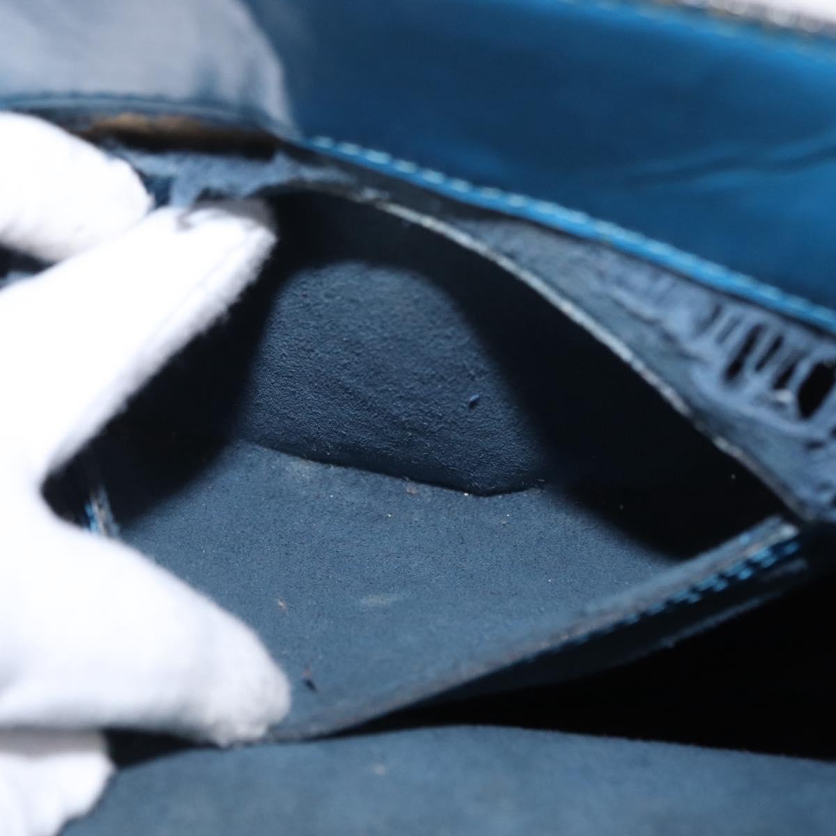 LOUIS VUITTON Epi Cluny Shoulder Bag Blue M52255 LV Auth 155917