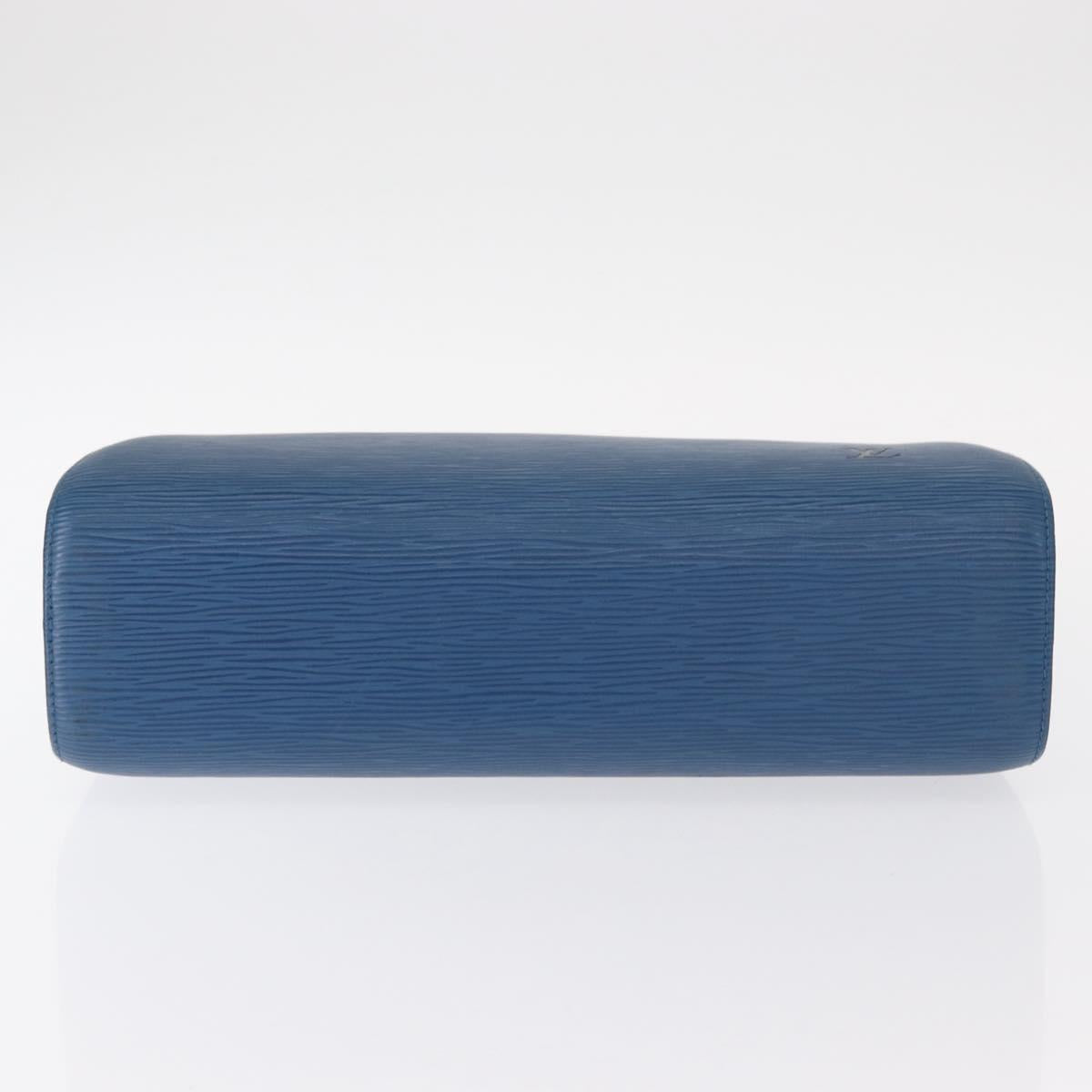 LOUIS VUITTON Epi Dauphine GM Pouch Blue M48435 LV Auth 155918