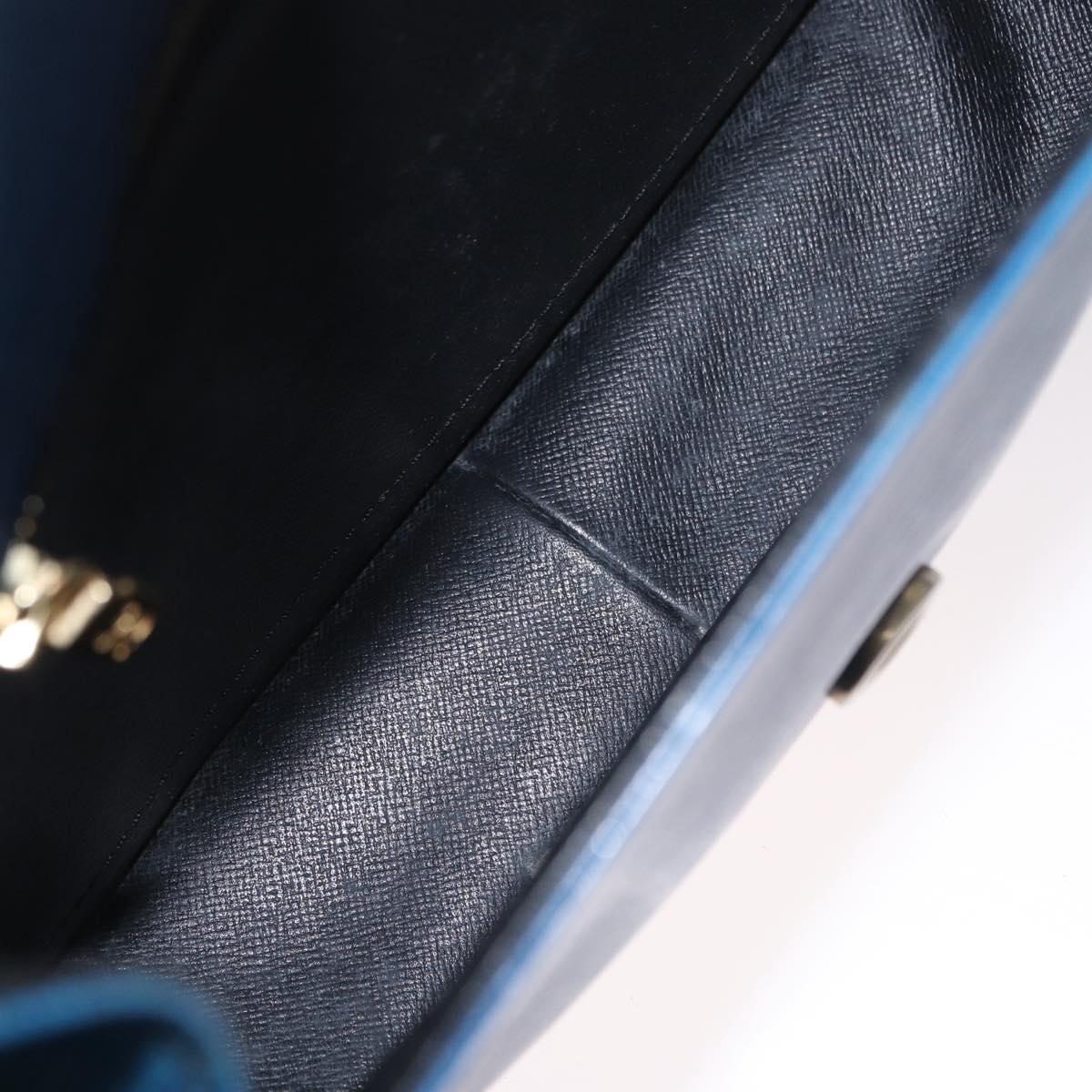 LOUIS VUITTON Epi Saint Cloud GM Shoulder Bag Toledo Blue M52195 LV Auth 155919