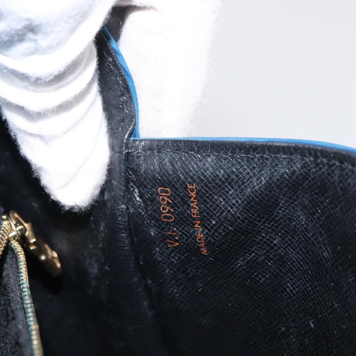 LOUIS VUITTON Epi Saint Cloud GM Shoulder Bag Toledo Blue M52195 LV Auth 155919