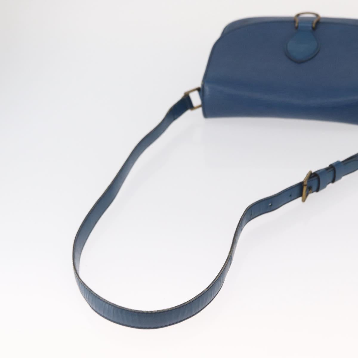 LOUIS VUITTON Epi Saint Cloud GM Shoulder Bag Toledo Blue M52195 LV Auth 155919
