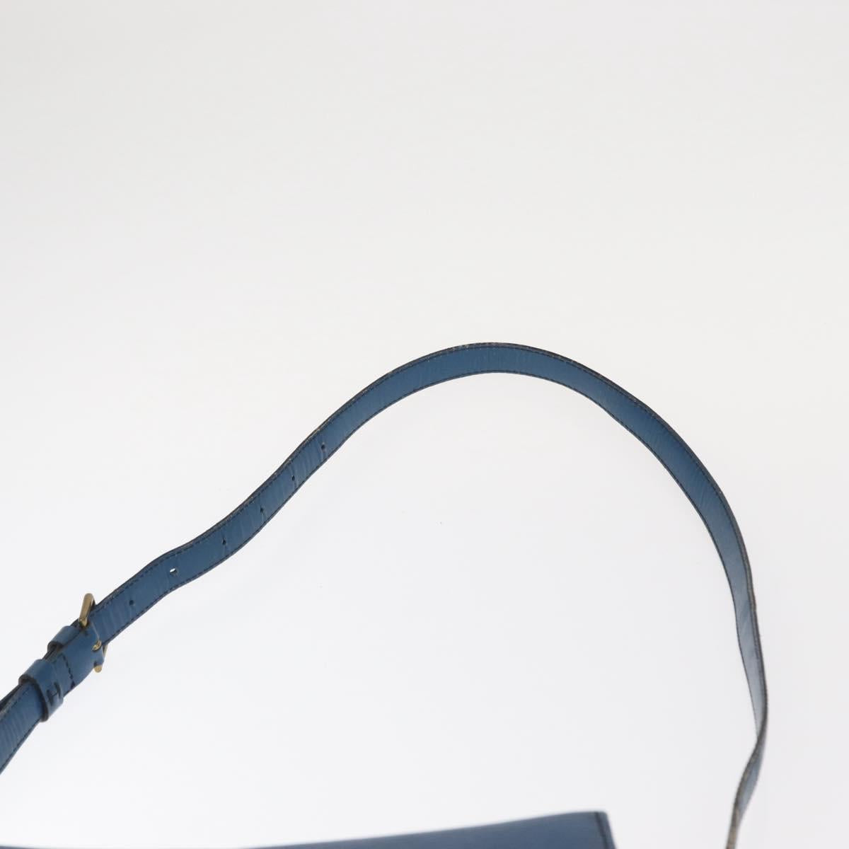 LOUIS VUITTON Epi Saint Cloud GM Shoulder Bag Toledo Blue M52195 LV Auth 155919