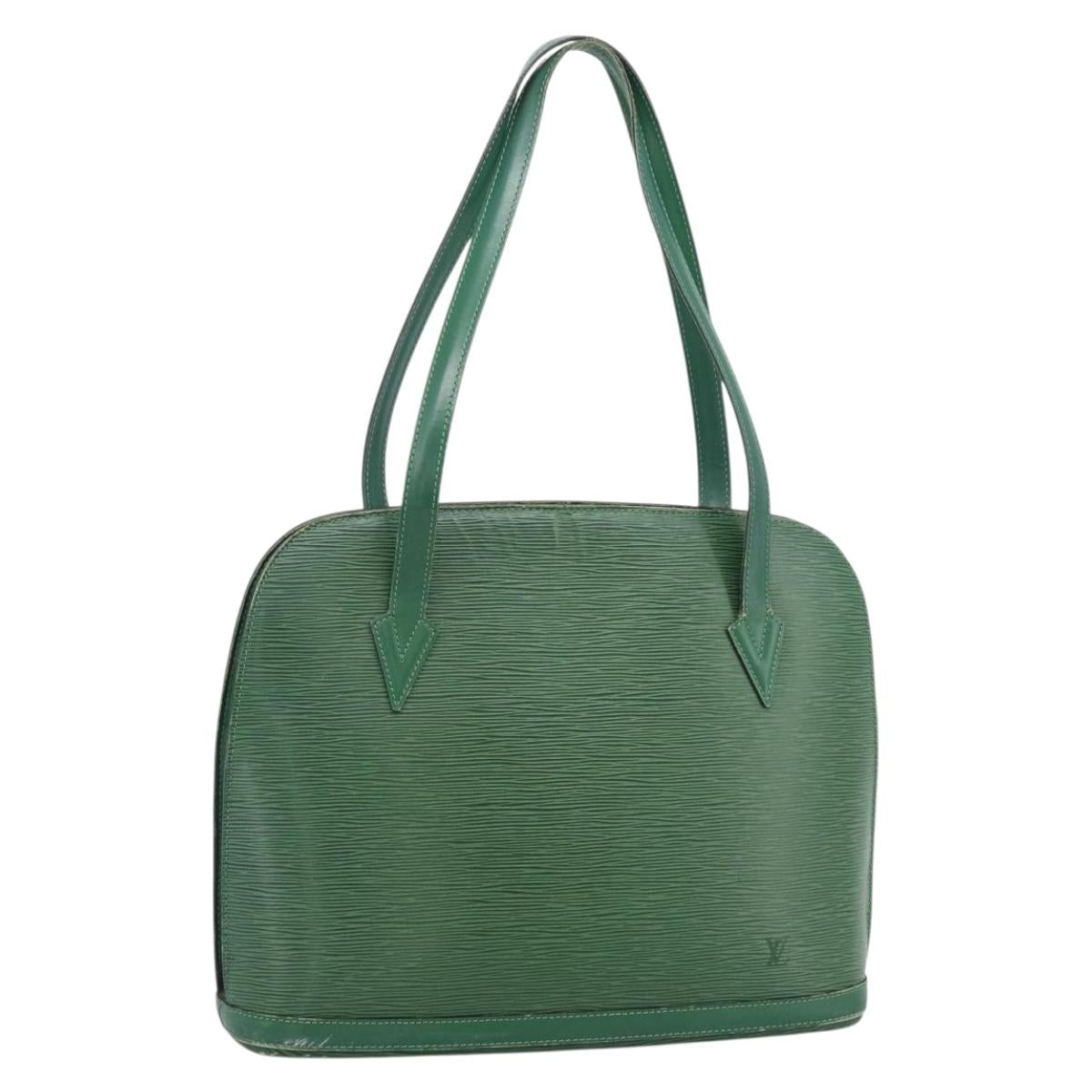 LOUIS VUITTON Epi Lussac Shoulder Bag Green M52284 LV Auth 155920
