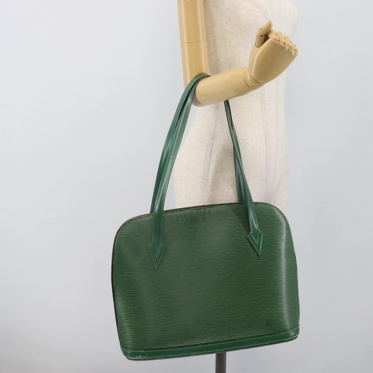 LOUIS VUITTON Epi Lussac Shoulder Bag Green M52284 LV Auth 155920