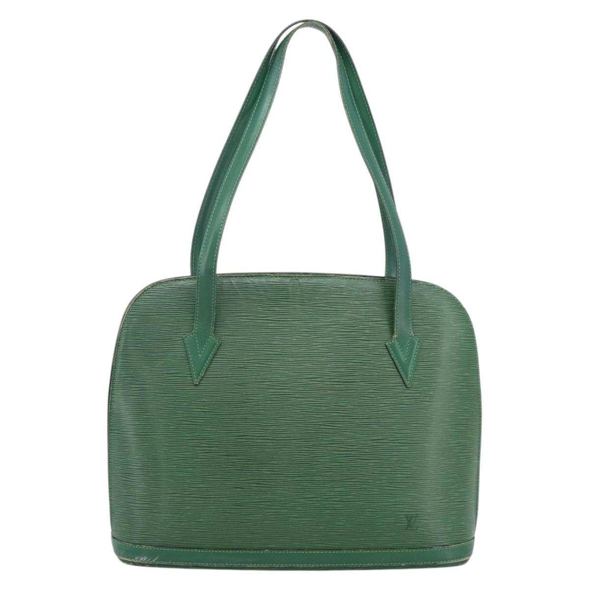 LOUIS VUITTON Epi Lussac Shoulder Bag Green M52284 LV Auth 155920