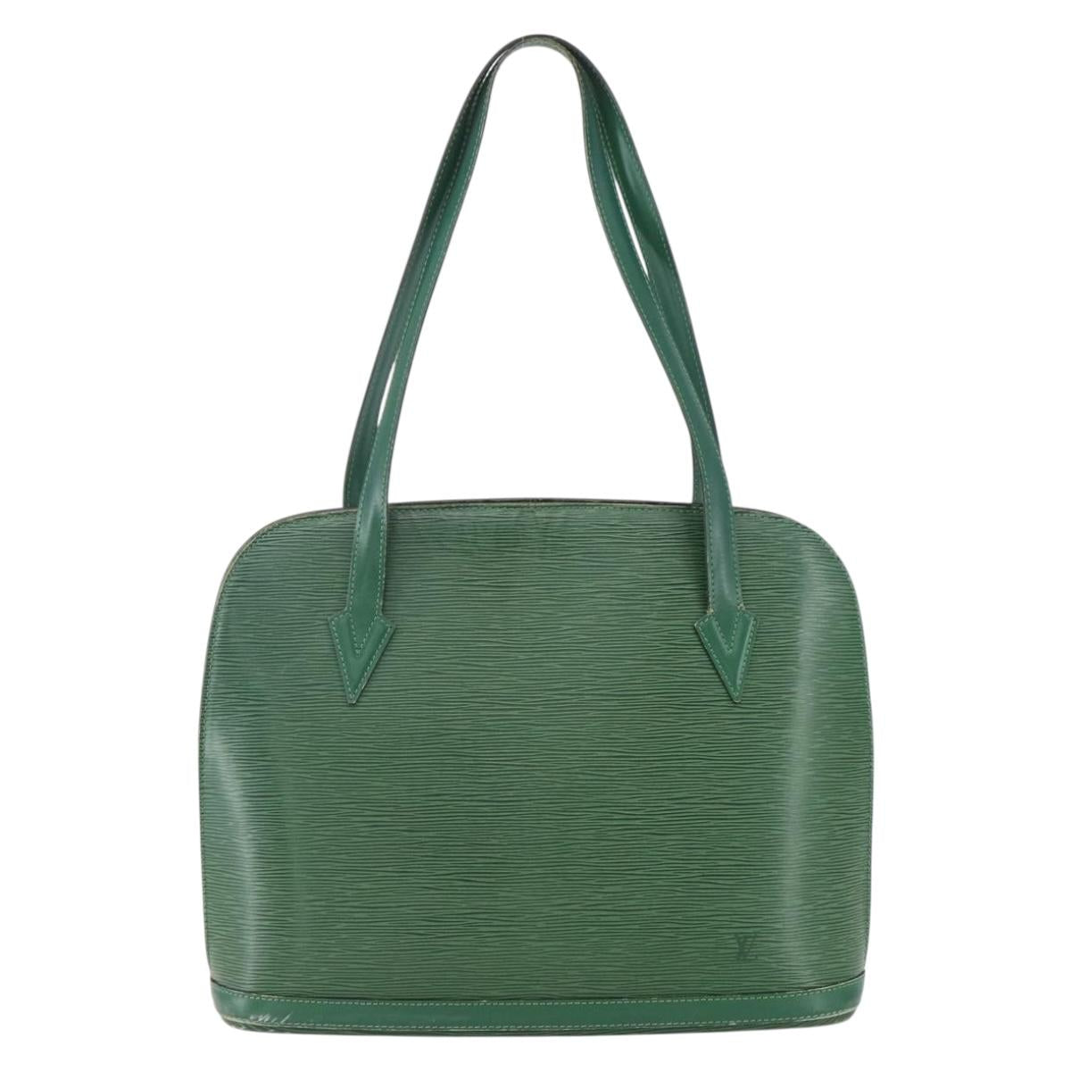 LOUIS VUITTON Epi Lussac Shoulder Bag Green M52284 LV Auth 155920