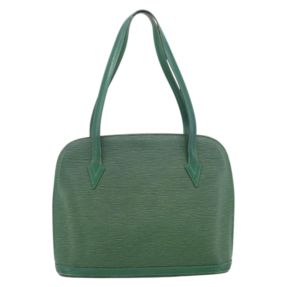 LOUIS VUITTON Epi Lussac Shoulder Bag Green M52284 LV Auth 155920