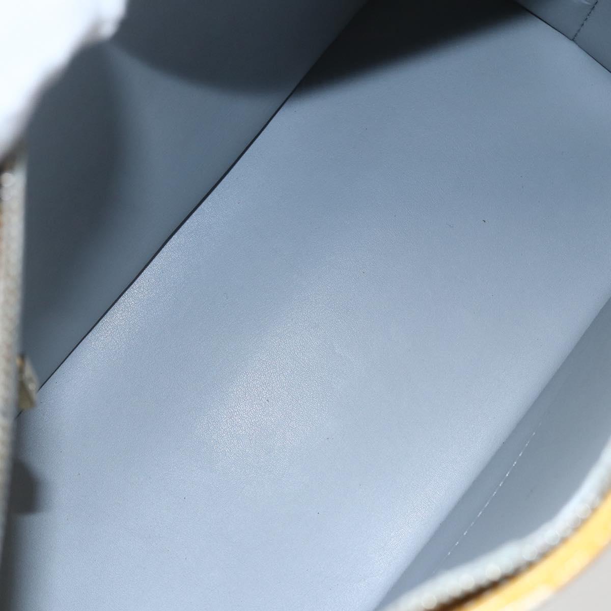 LOUIS VUITTON Monogram Vernis Houston Hand Bag Gris M91053 LV Auth 155923