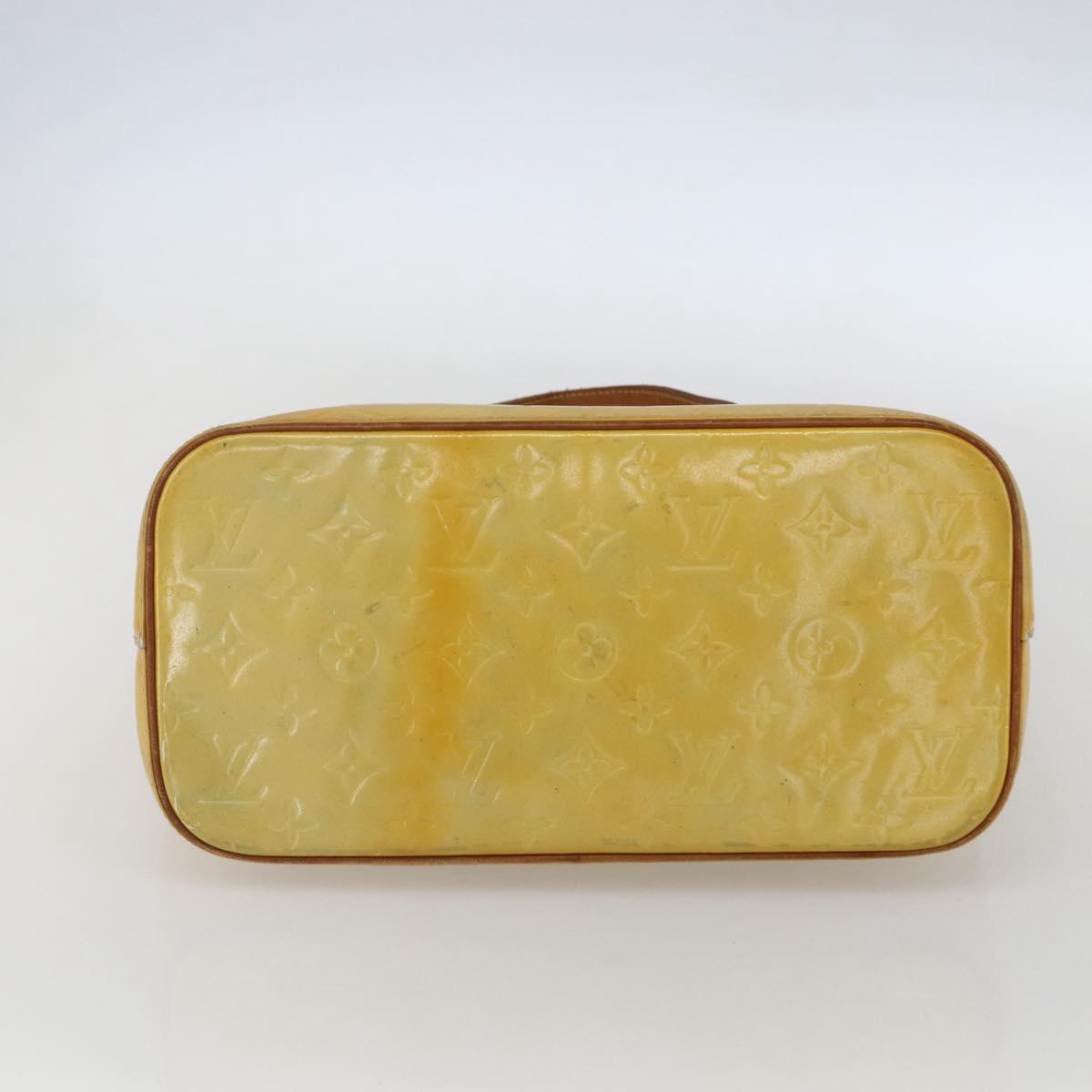 LOUIS VUITTON Monogram Vernis Houston Hand Bag Gris M91053 LV Auth 155923