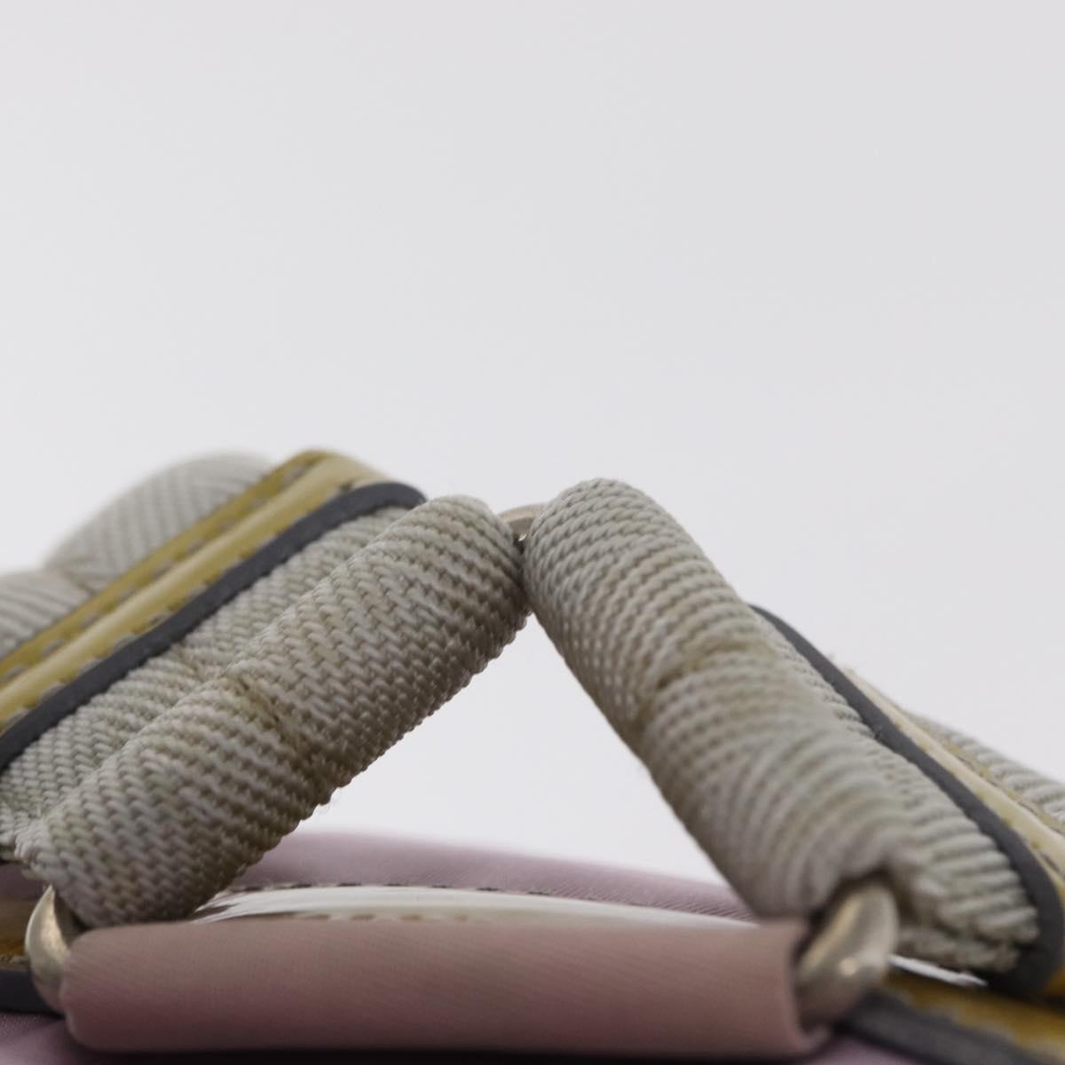 PRADA Backpack Nylon Pink Silver Auth 155946