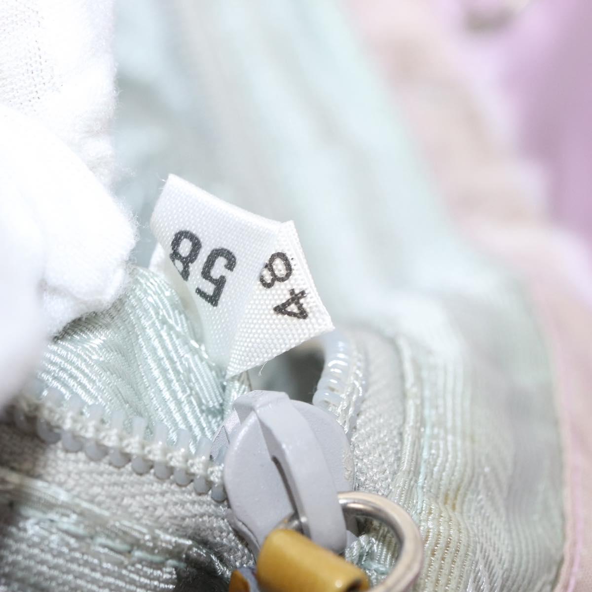 PRADA Backpack Nylon Pink Silver Auth 155946