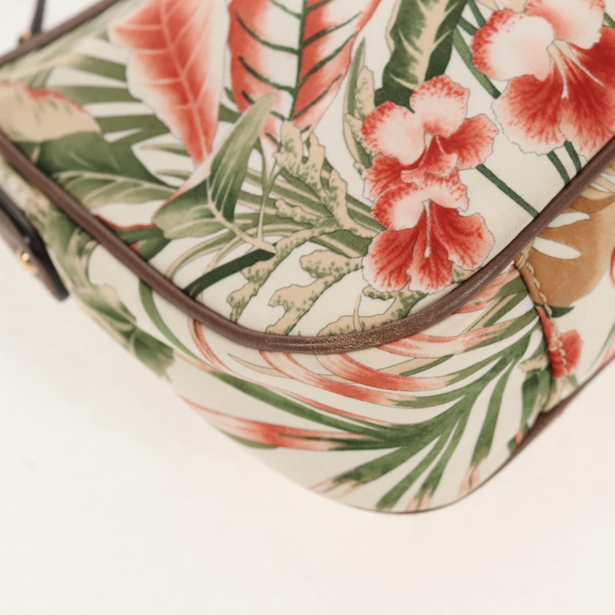 Salvatore Ferragamo Shoulder Bag Nylon Multicolor Gold Auth 155947V