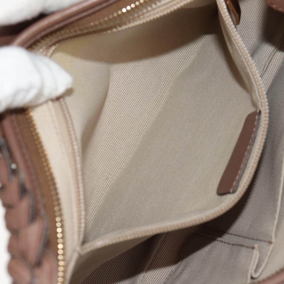 Salvatore Ferragamo Shoulder Bag Nylon Multicolor Gold Auth 155947V