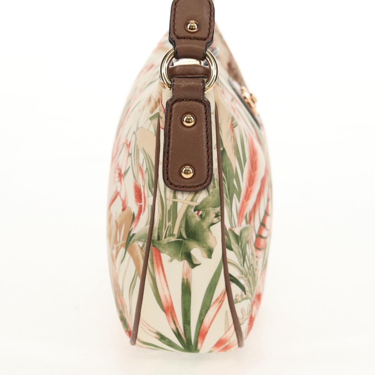 Salvatore Ferragamo Shoulder Bag Nylon Multicolor Gold Auth 155947V