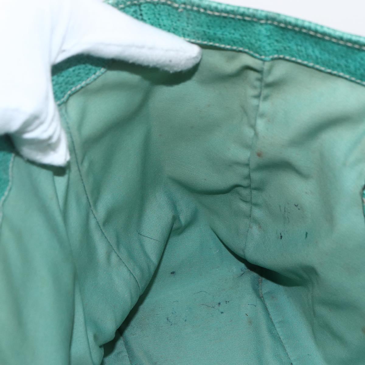 GUCCI GG Canvas Tote Bag Beige Silver 113017 Auth 155950