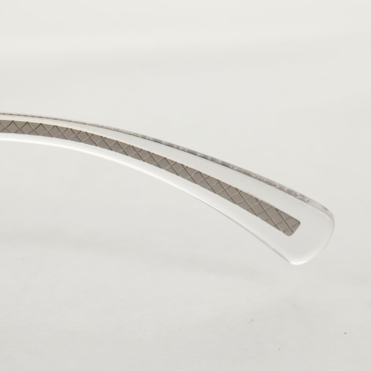 CHANEL Sunglasses plastic Blue CC Auth 155953M