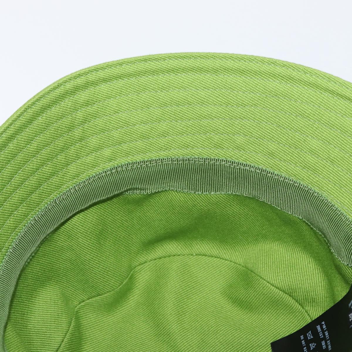 PRADA Bucket Hat Canvas M Green Auth 155955M