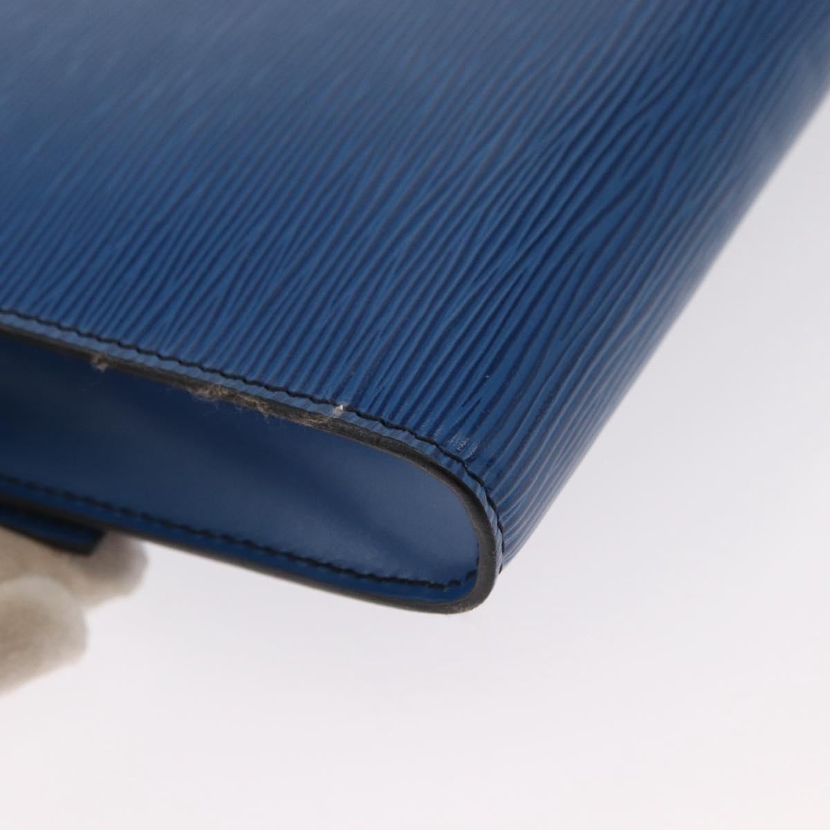 LOUIS VUITTON Epi Pochette Arche Shoulder Bag Blue M52575 LV Auth 155971