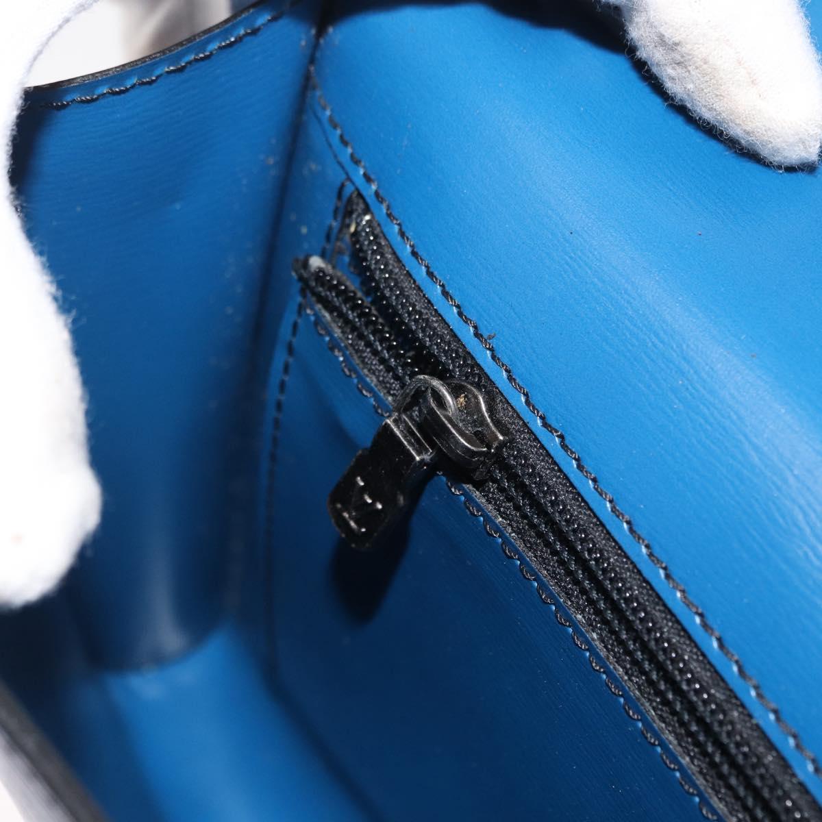 LOUIS VUITTON Epi Pochette Arche Shoulder Bag Blue M52575 LV Auth 155971