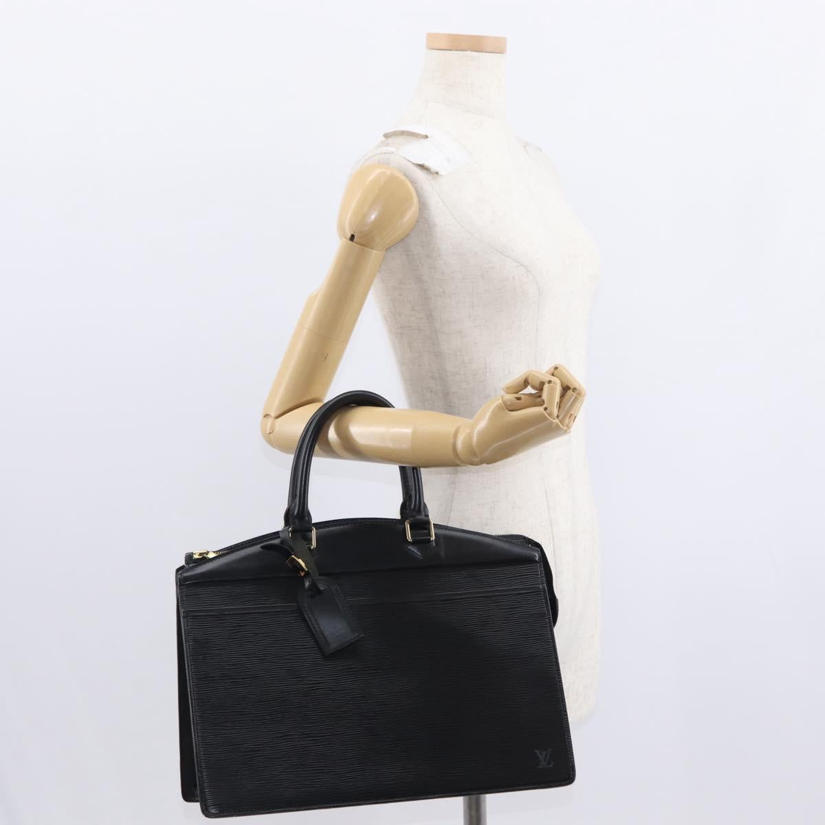 LOUIS VUITTON Epi Riviera Hand Bag Noir Black M48182 LV Auth 155973