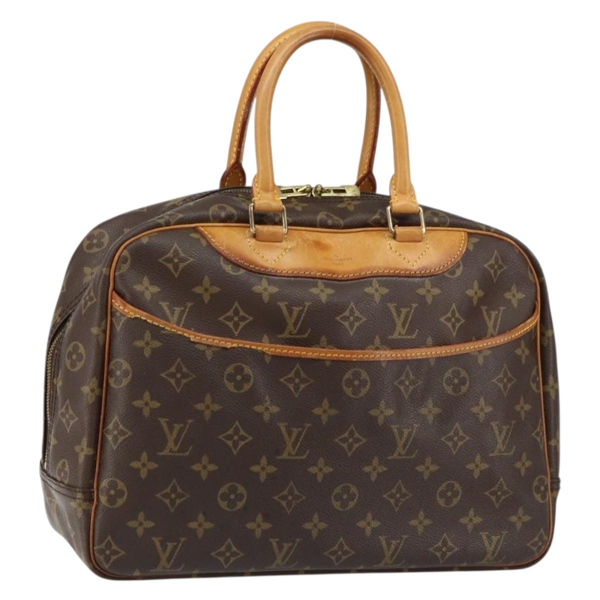 LOUIS VUITTON Monogram Deauville Hand Bag M47270 LV Auth 155974