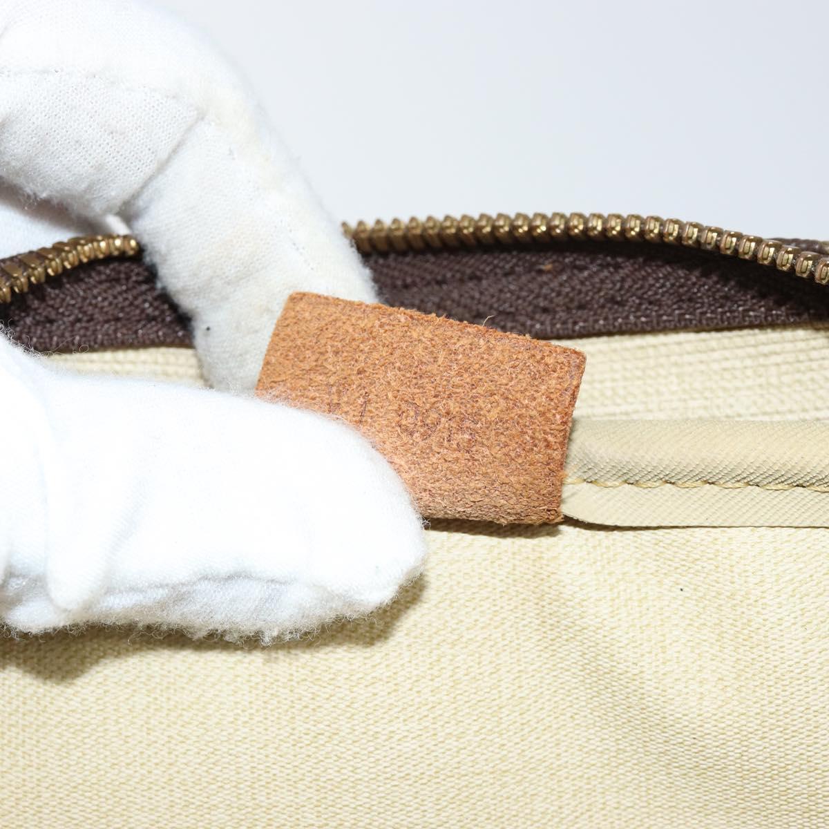 LOUIS VUITTON Monogram Deauville Hand Bag M47270 LV Auth 155974