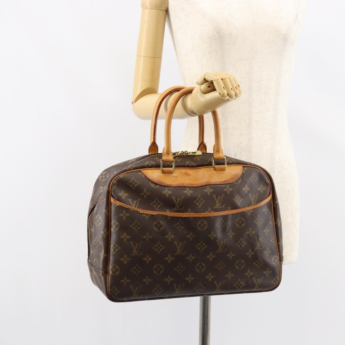 LOUIS VUITTON Monogram Deauville Hand Bag M47270 LV Auth 155974