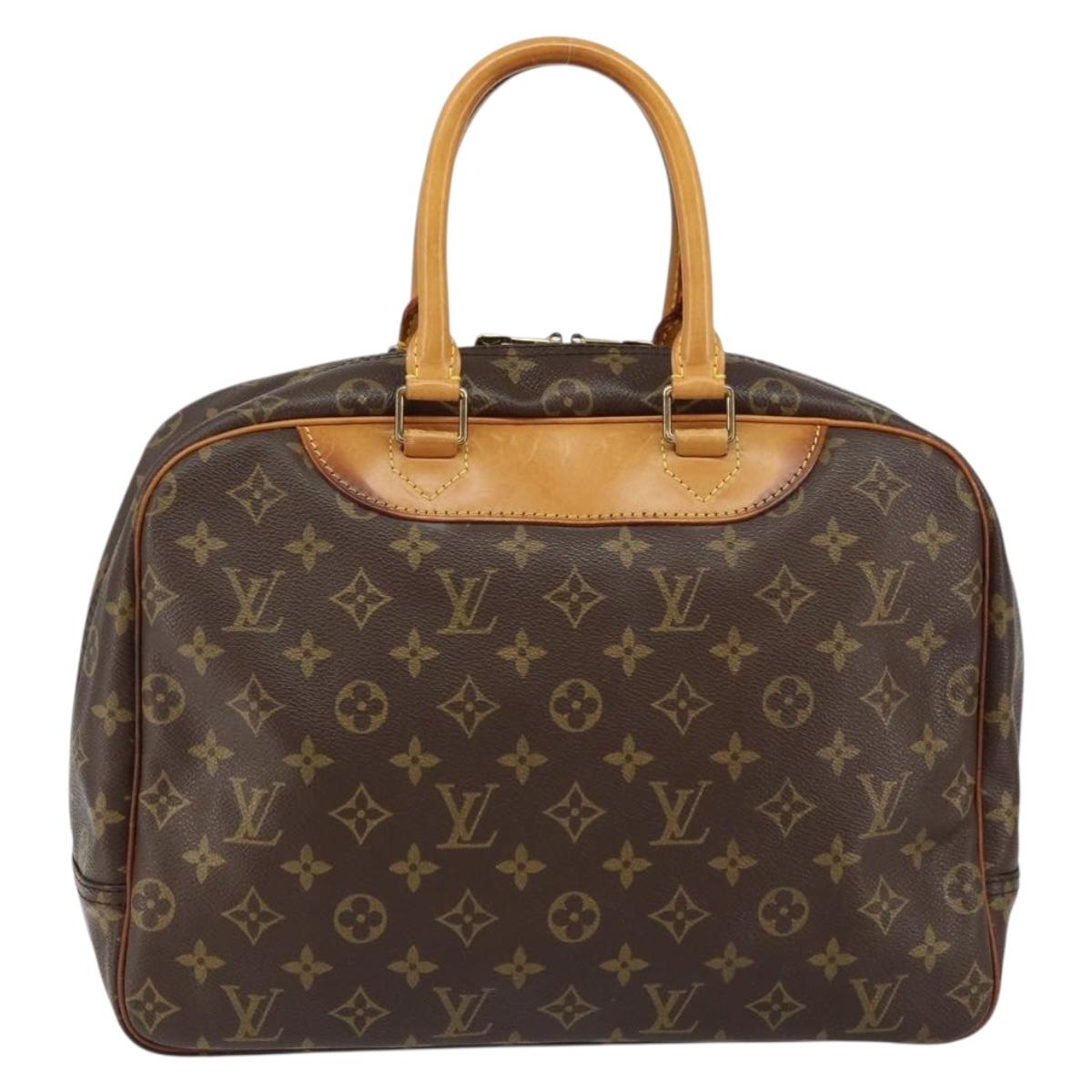 LOUIS VUITTON Monogram Deauville Hand Bag M47270 LV Auth 155974